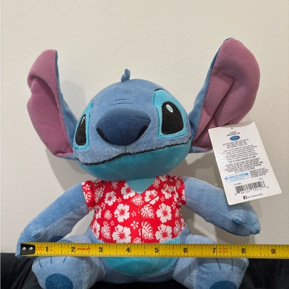 Disney Stitch Plush with Red Hawaiian Shirt - Picture 7 of 7
